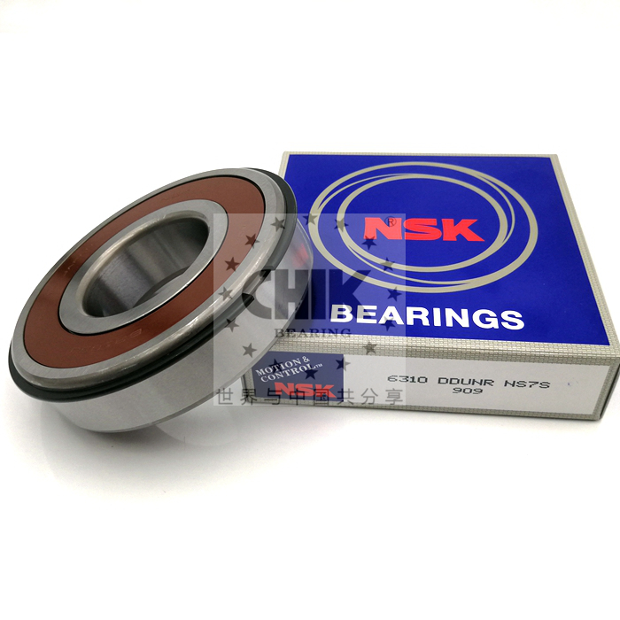 NSK 6310DDU Motor Bearing ISO Certificated Deep Groove Ball Bearing
